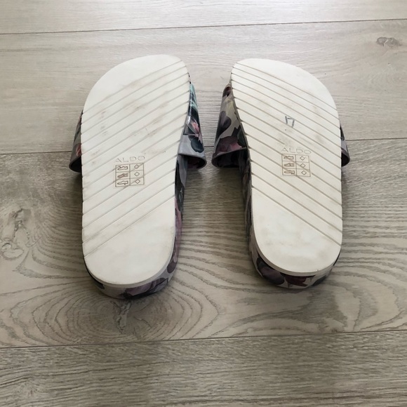 New Aldo Mirelacia Slide Sandals Floral print - Picture 16 of 16